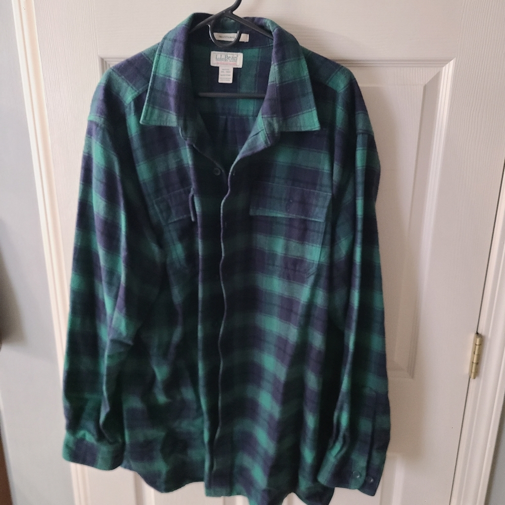 LL Bean men's flannel